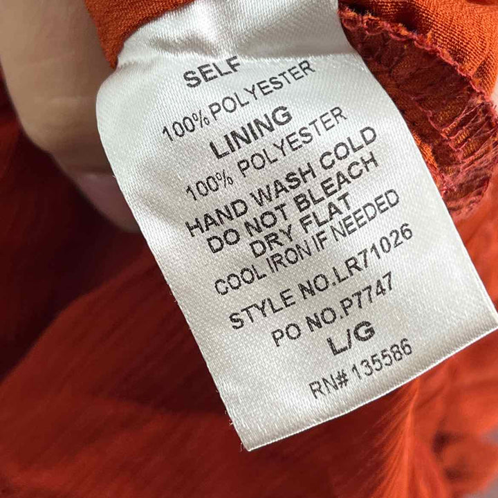 Size L Rust Romper