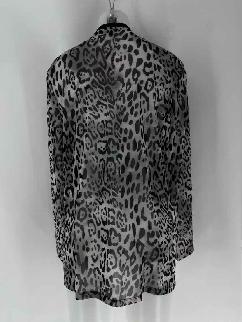 Size L IMAN Gray 2 PC Dress