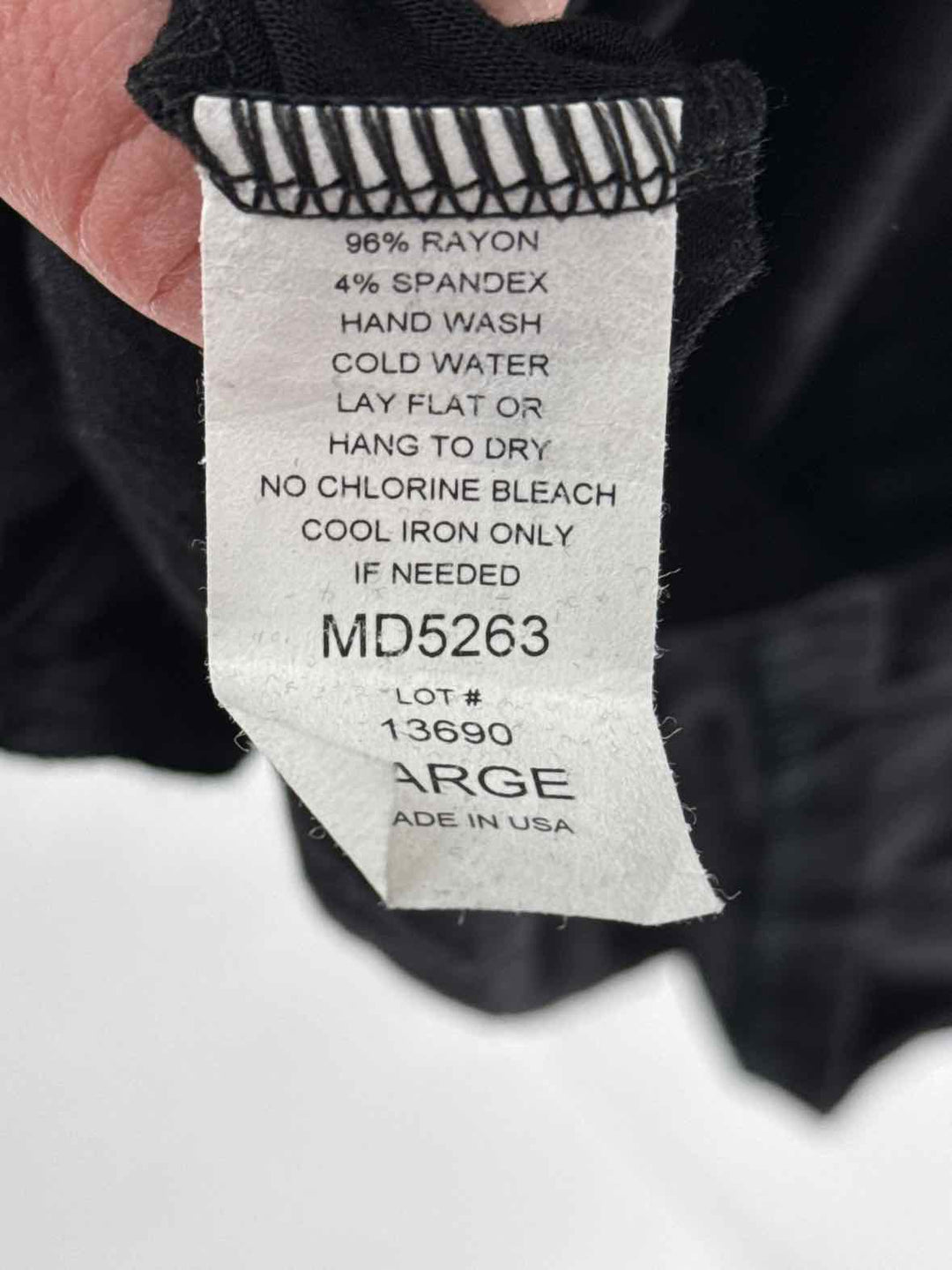 Size M ELAN Black Cotton Dress