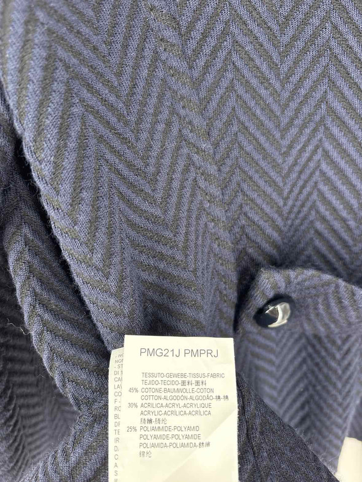 Size 8 Navy Print Jacket