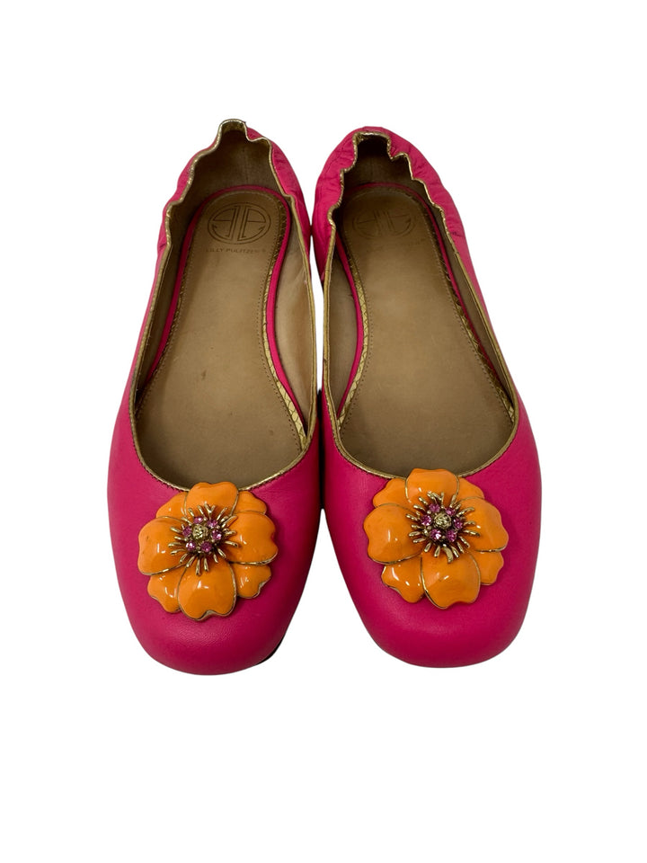 Shoe Size 9.5 Lilly Pulitzer Pink Flats