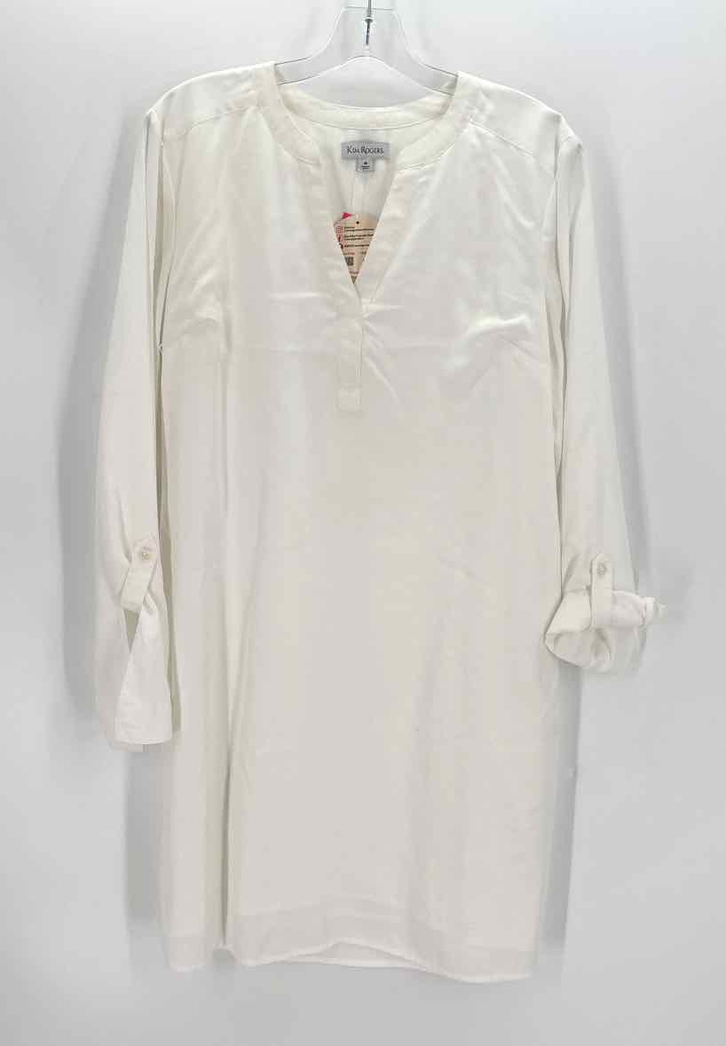 Size M KIM ROGERS White Dress