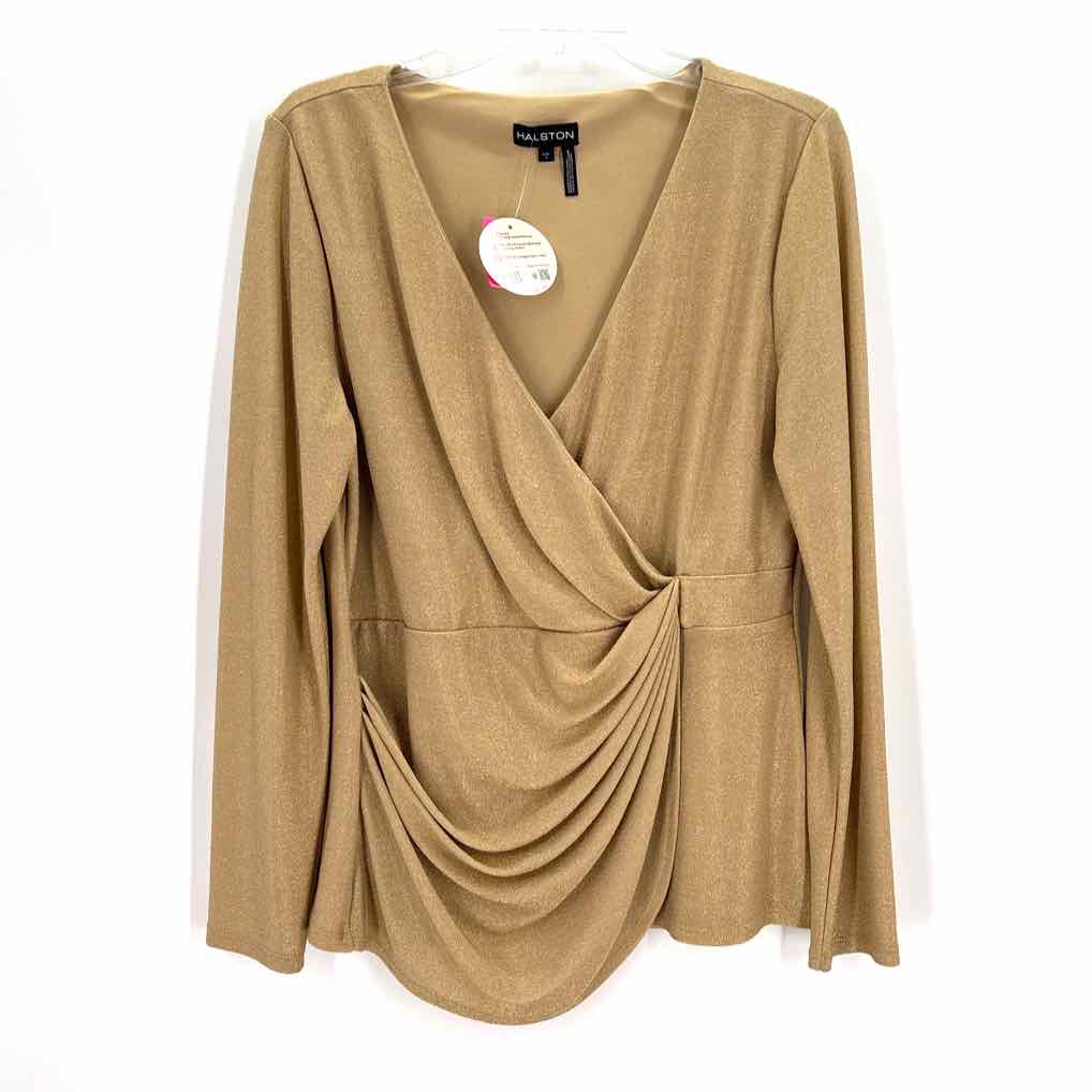 Size L HALSTON Gold Shirt