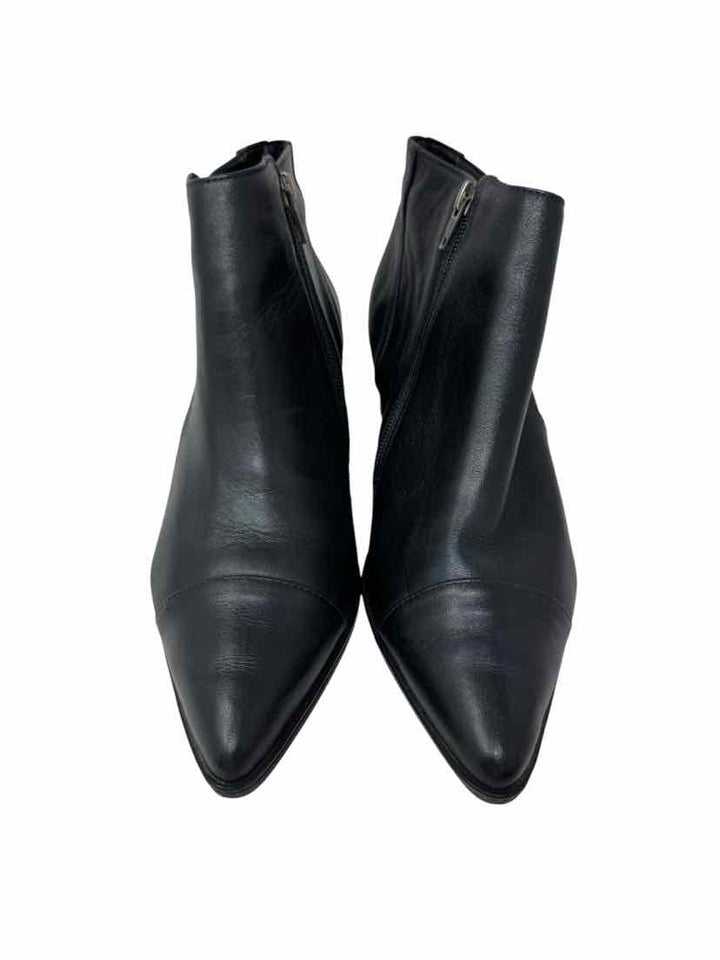 Shoe Size 7 Black Leather Boots