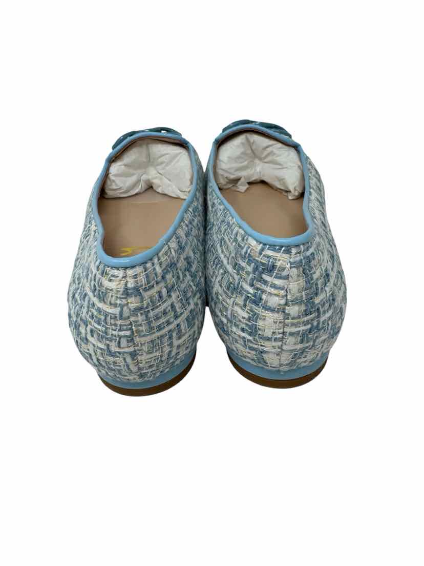 Shoe Size 8 Blue Print Flats