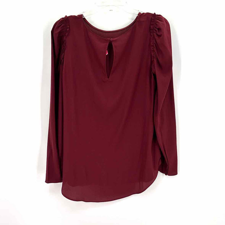 Size S Ann Taylor Burgundy Shirt