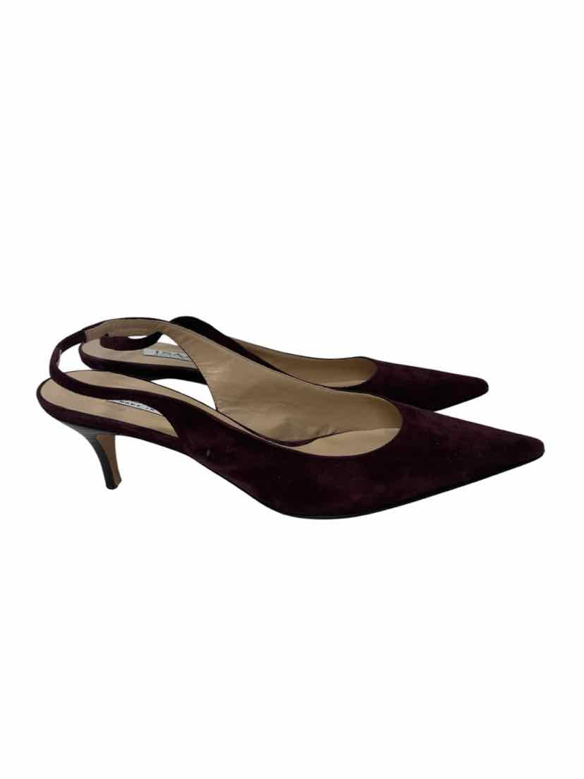 Shoe Size 10 ISSAC MIZRAHI Burgundy Pumps