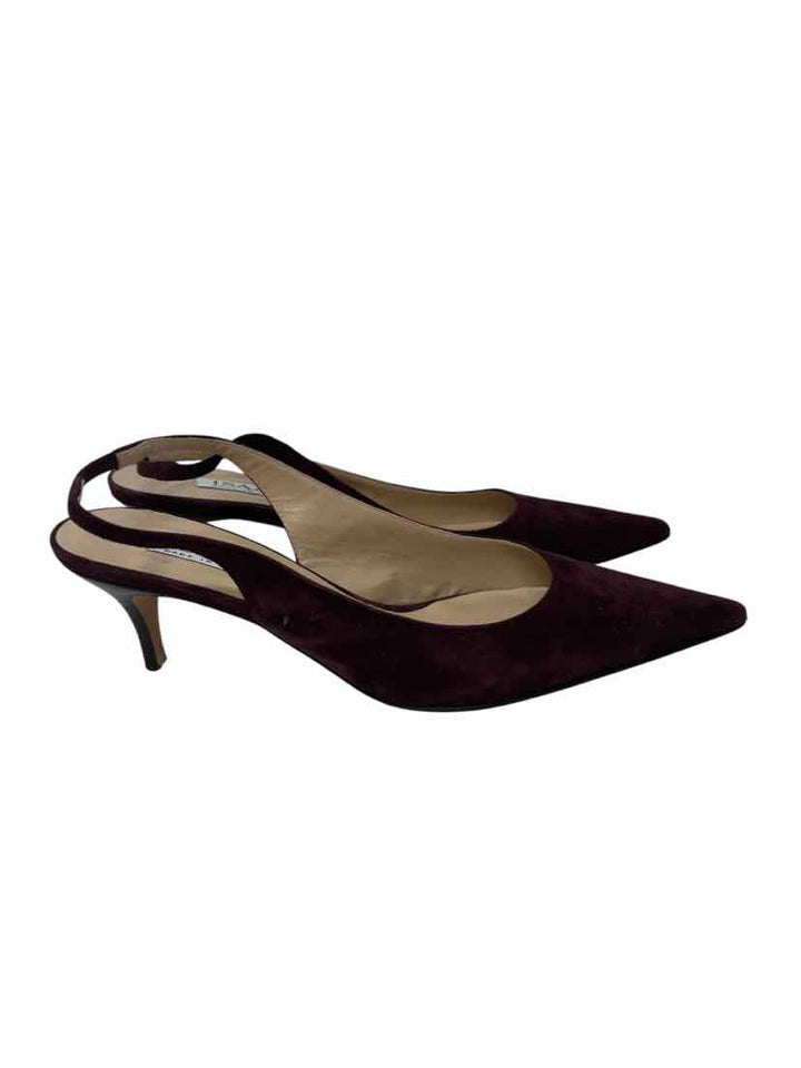 Shoe Size 10 ISSAC MIZRAHI Burgundy Pumps