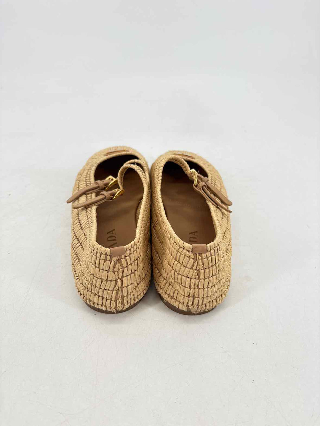 Shoe Size 38.5 PRADA Cream Luxury - Flats