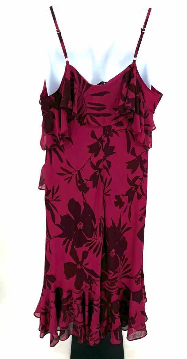Size 1X AVA & VIV Purple Dress