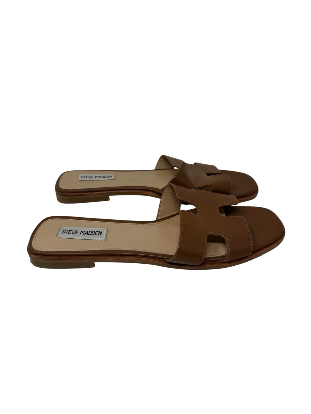 Shoe Size 10 Steve Madden Brown Leather Sandals