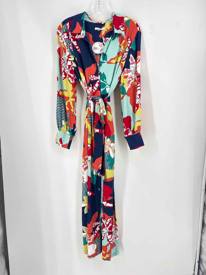Size 16 Chico's Blue Print Dress