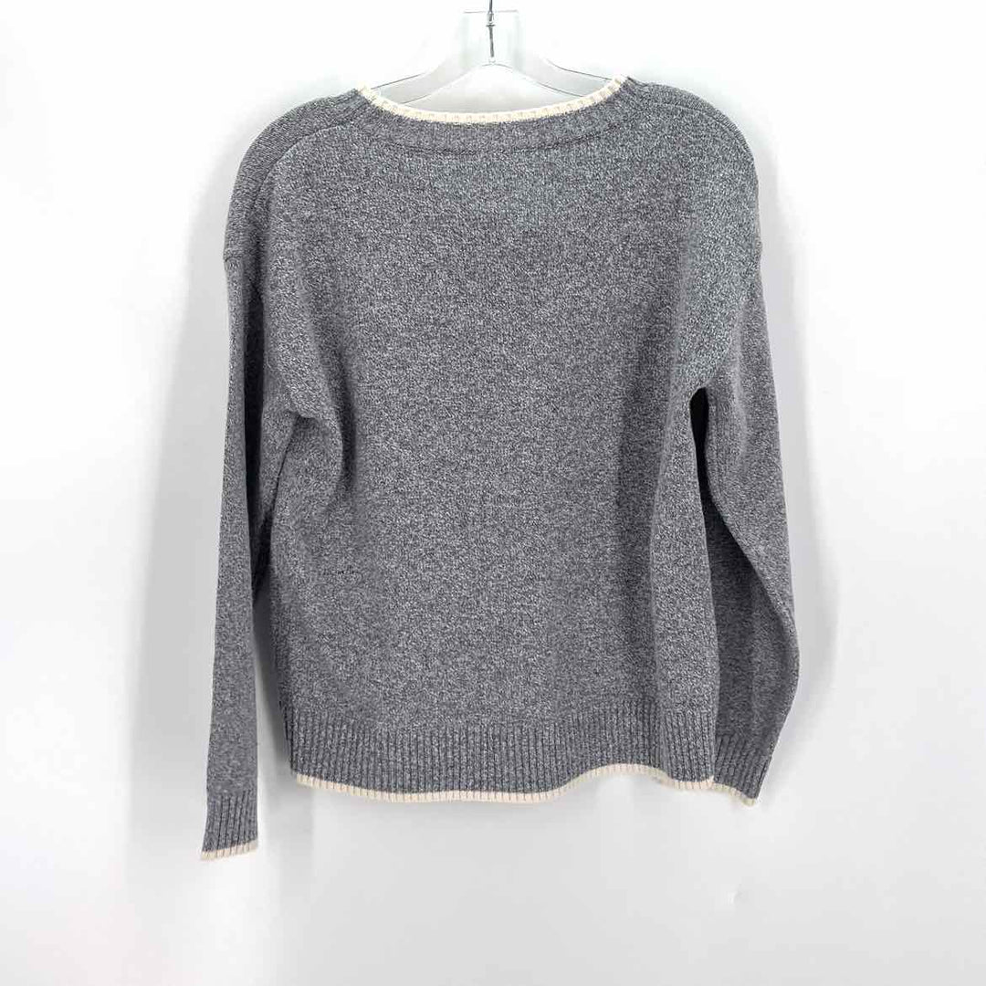 Size S HEM & THREAD Gray Sweater