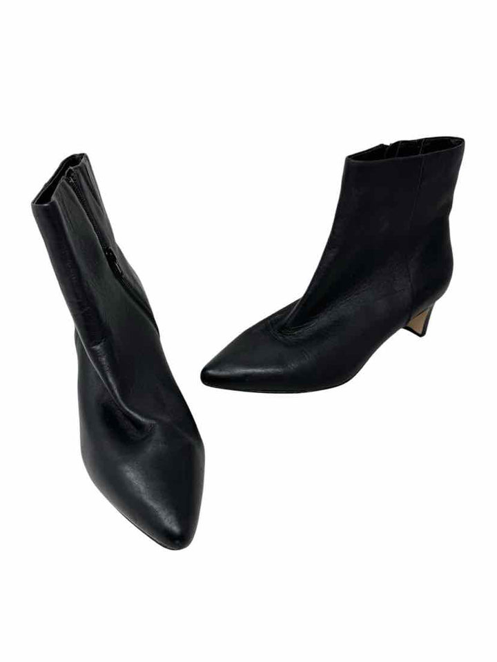 Shoe Size 9 Black Leather Boots