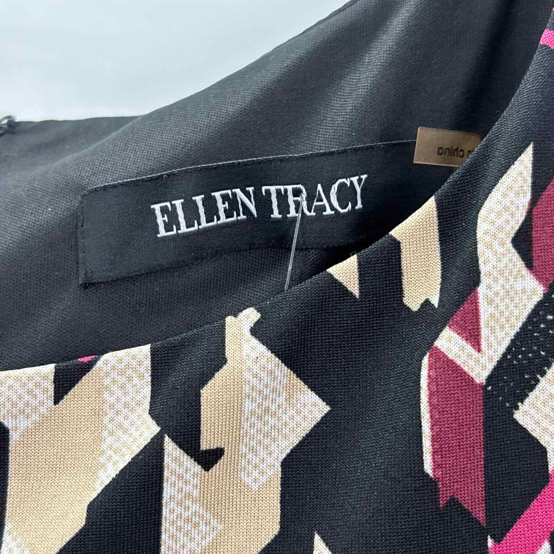 Size 10 ELLEN TRACY Multi-Color Dress