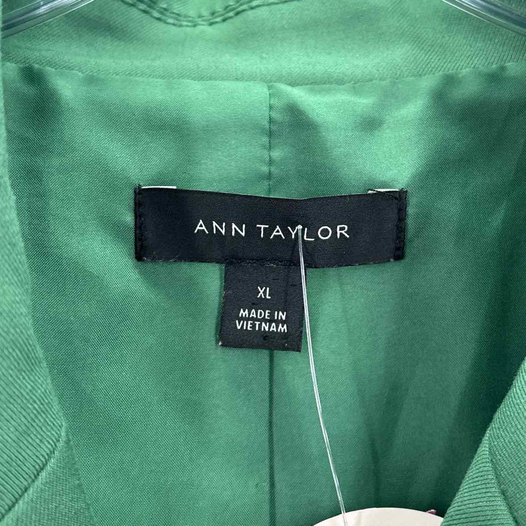 Size XL Ann Taylor Green Jacket