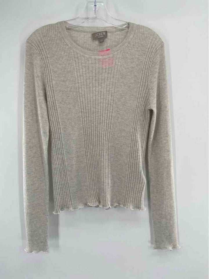 Size L J Crew Gray Cashmere Sweater