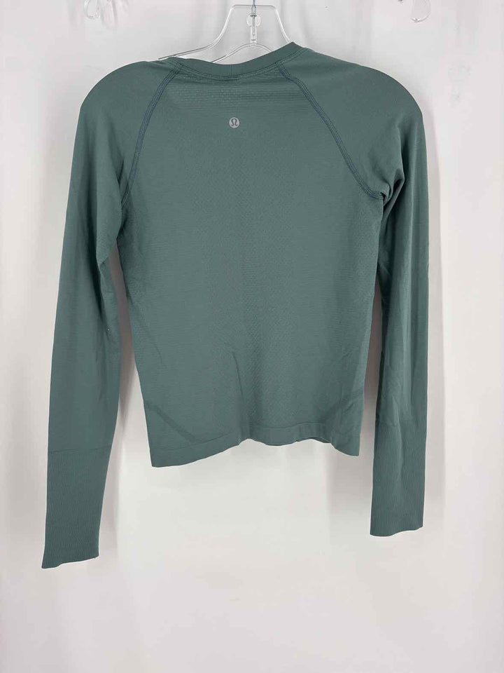 Size 4 Lululemon Green Shirt