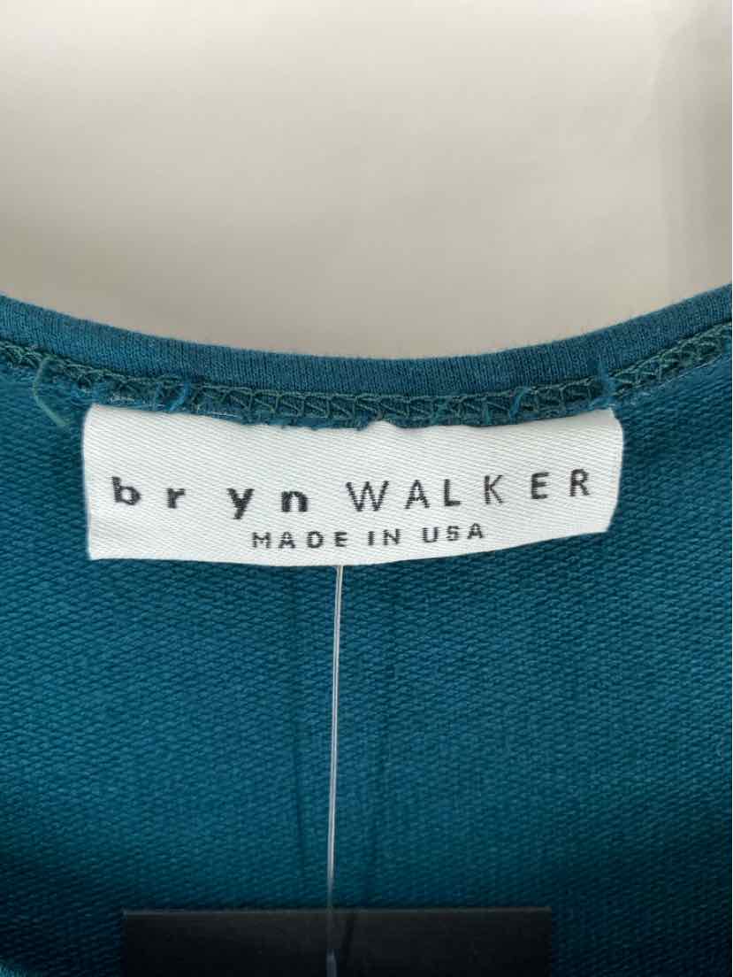 Size XL BRYAN WALKER Teal Cotton Shirt