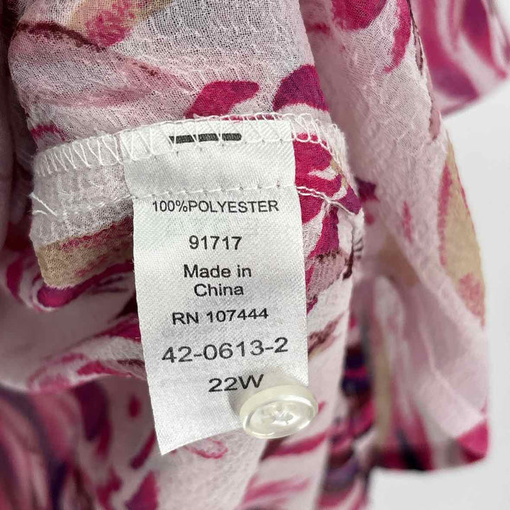 Size 22 Pink Shirt