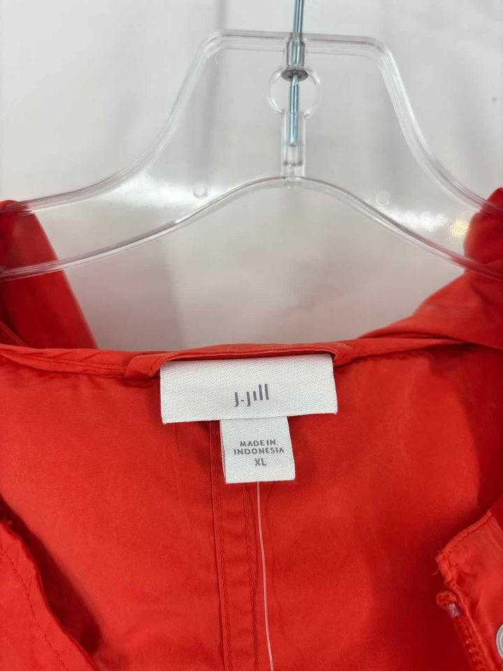 Size XL J JILL Orange Jacket