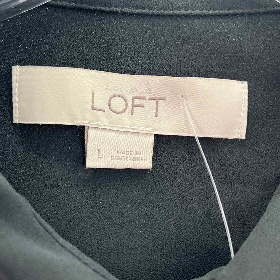 Size L LOFT Black Shirt