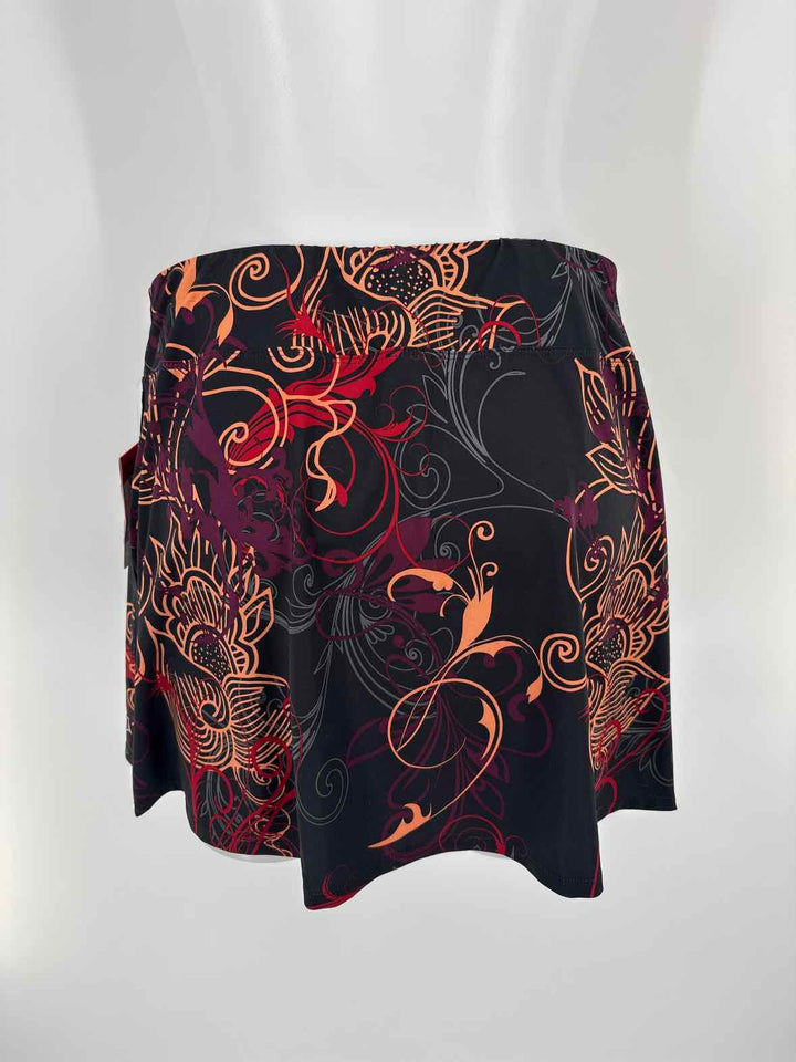 Size M Black Print Skirt