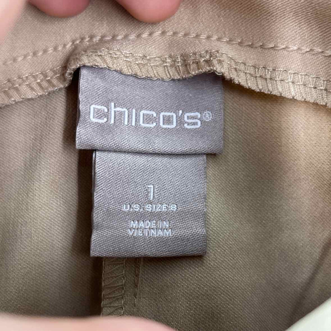 Size 8 Chico's Tan Pants