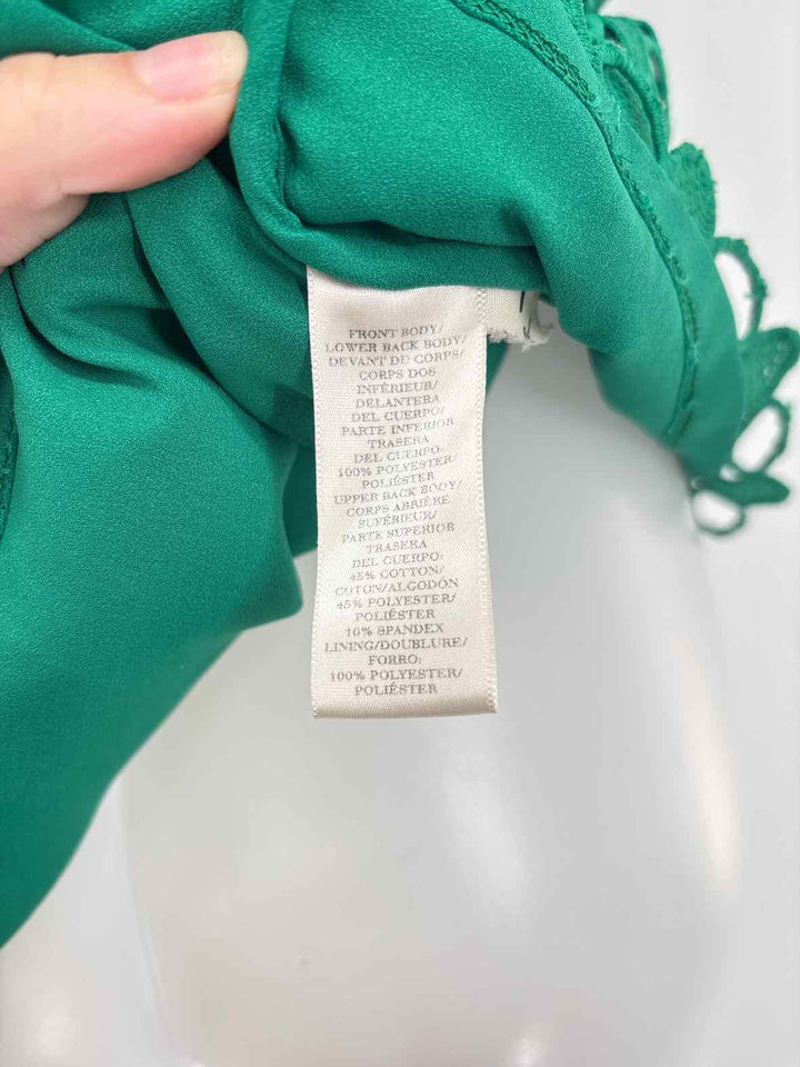 Size L Ann Taylor Green Shirt