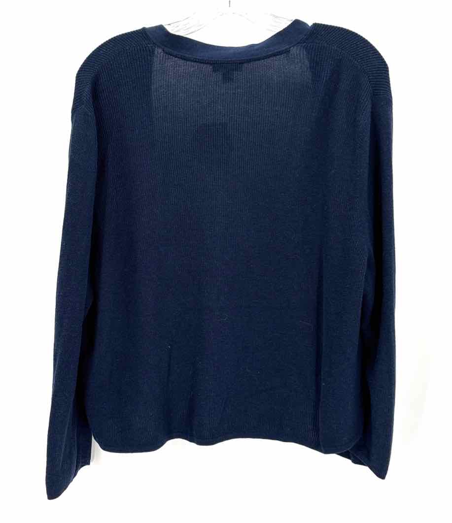 Size L J JILL Navy Sweater