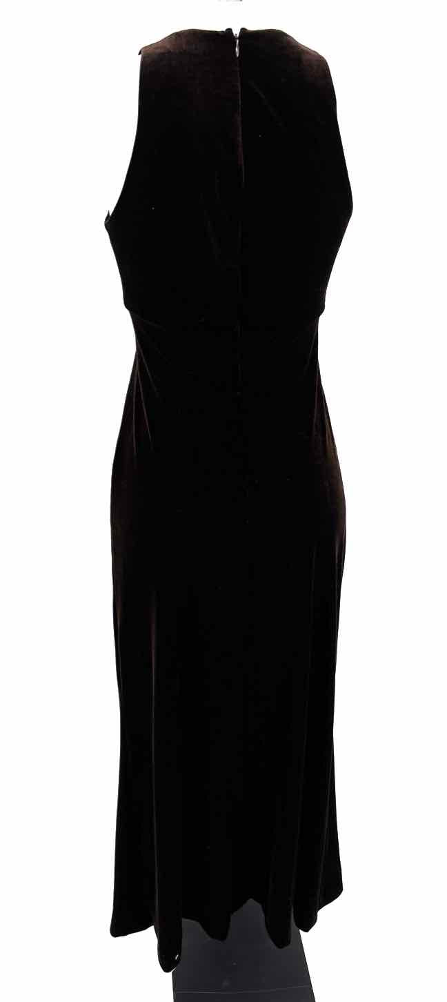 Size S Brown Velvet Dress