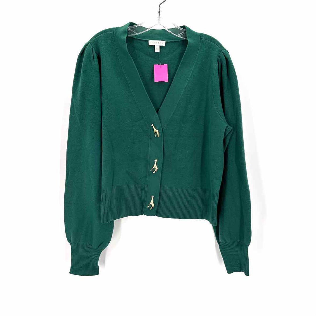 Size XL CROWN & IVY Green Sweater