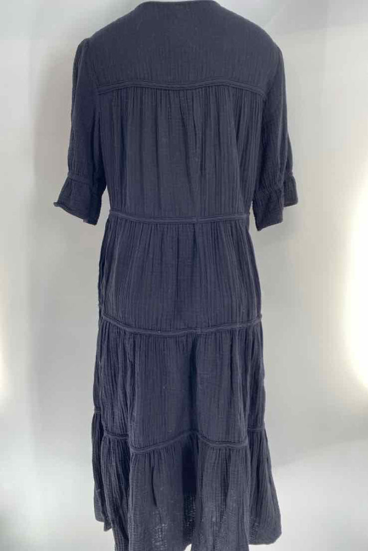 Size L Chico's Black Cotton Dress