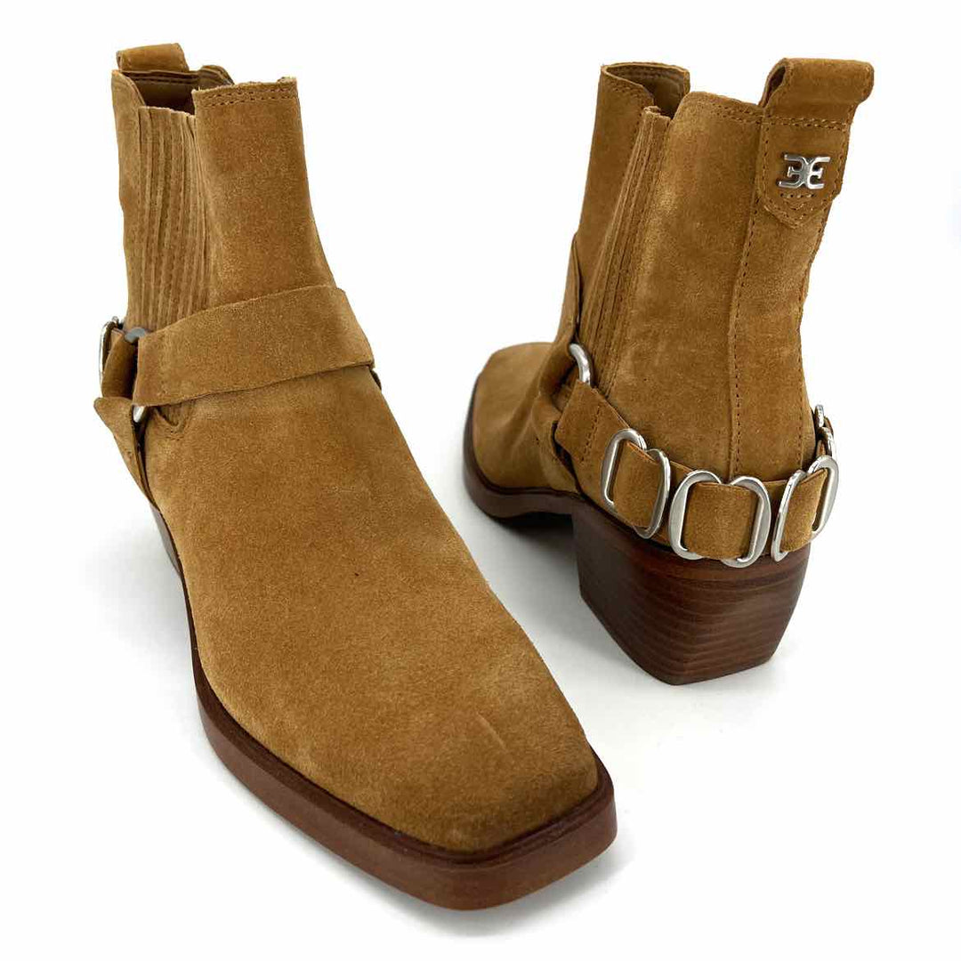 Shoe Size 6 Sam Edeleman Camel Leather Boots