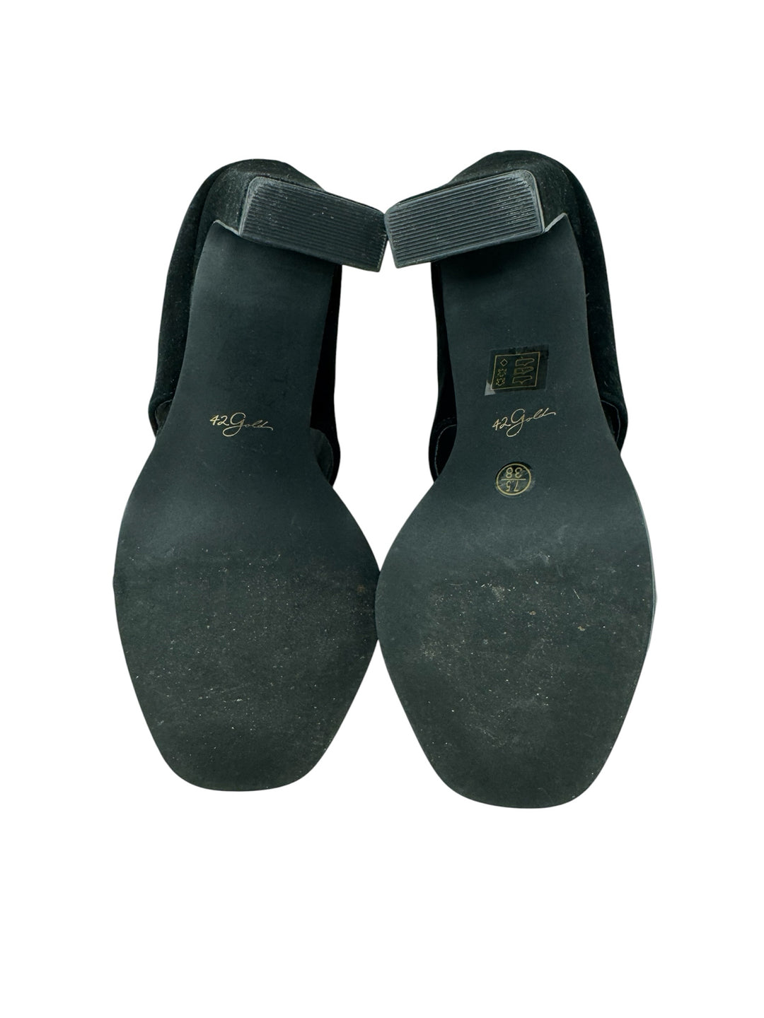 Shoe Size 7.5 Black Suede Sandals