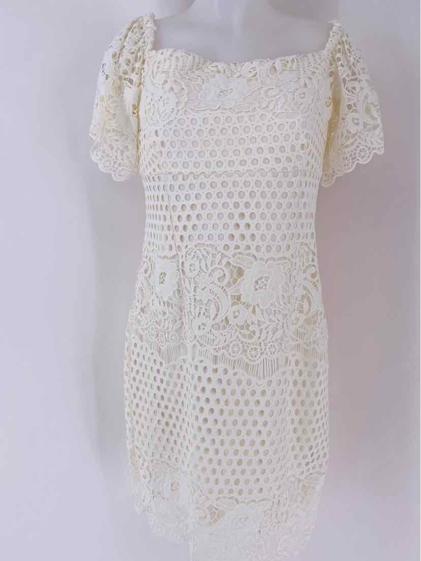 Size 12 RALPH LAUREN White Lace Dress
