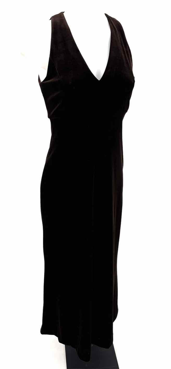Size S Brown Velvet Dress
