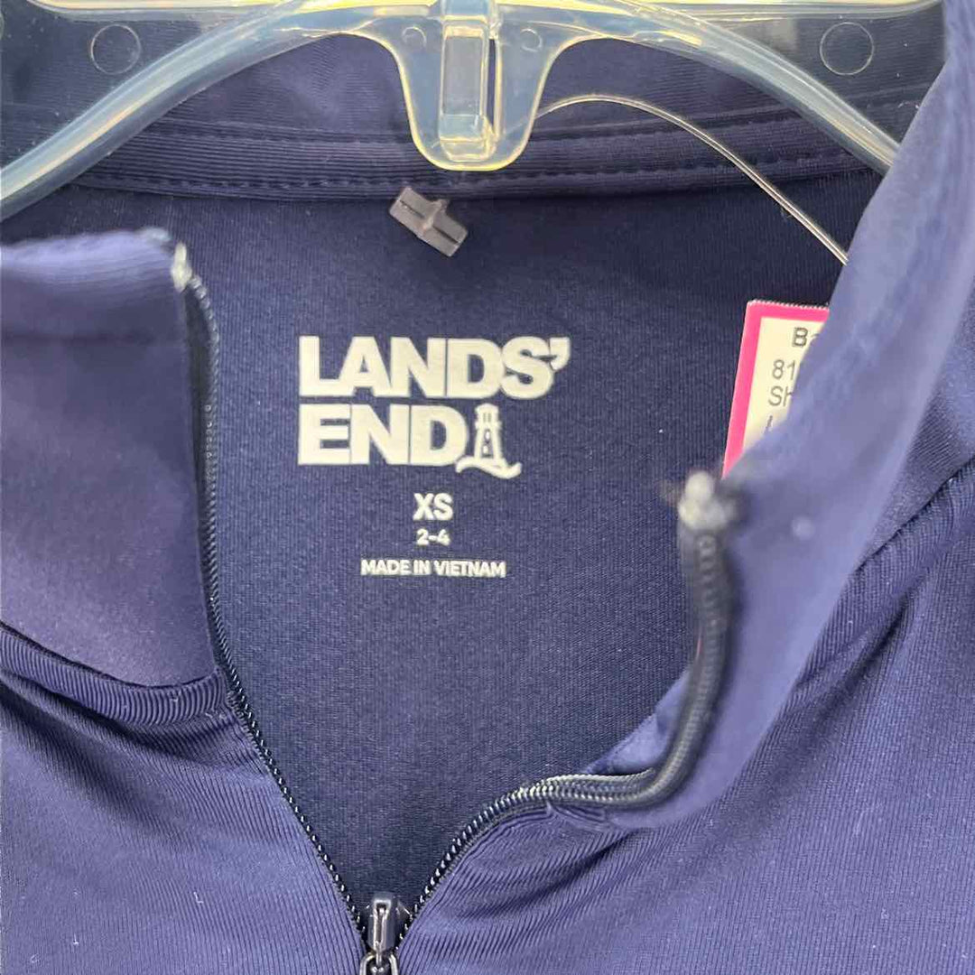 Size XS LAND END Navy Shirt