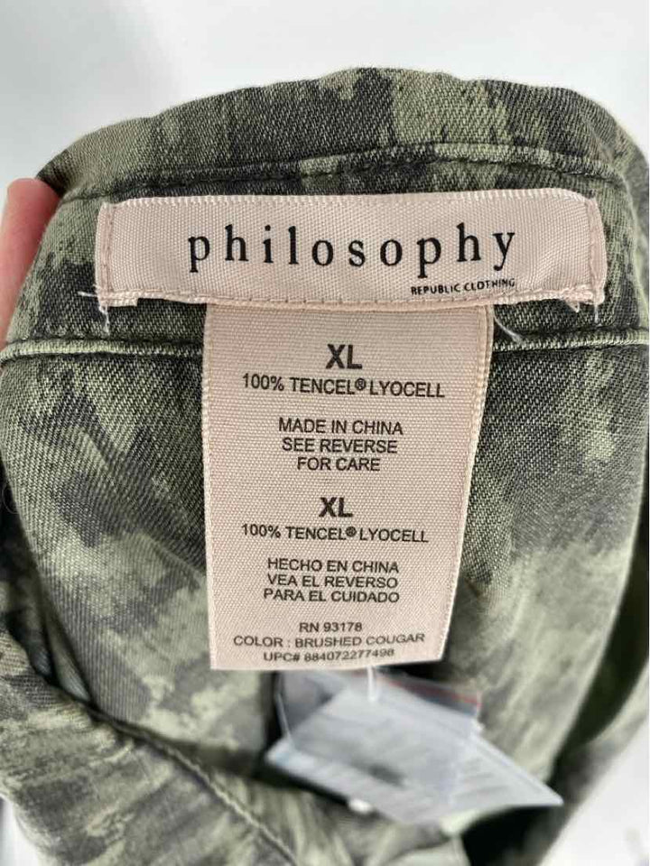 Size XL PHILOSPHY Olive Shirt
