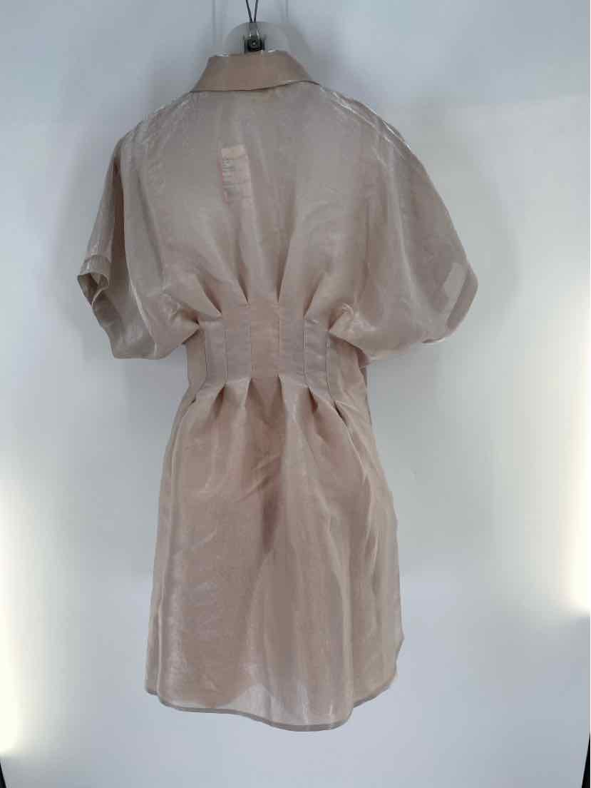 Size M Anthropologie Beige Dress