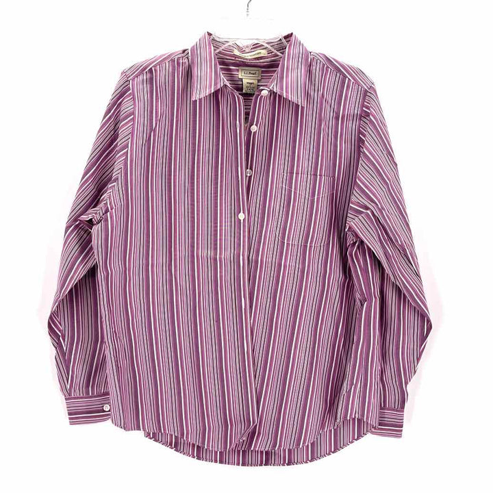 Size L LL BEAN Purple Shirt