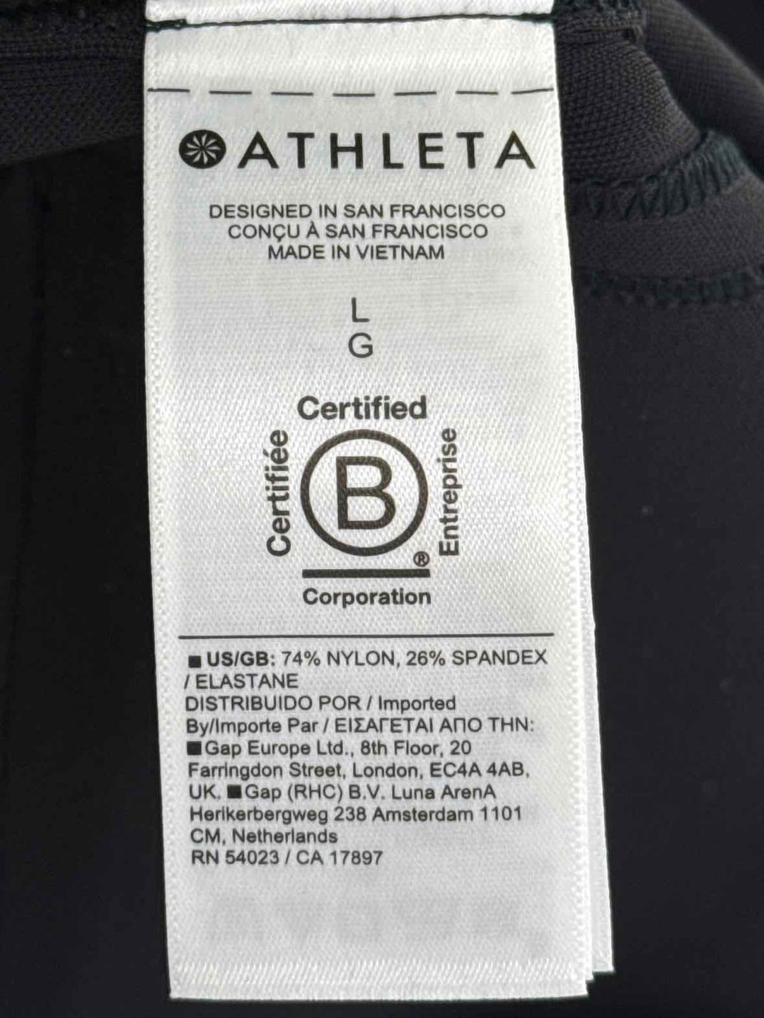 Size L Athleta Black Pants