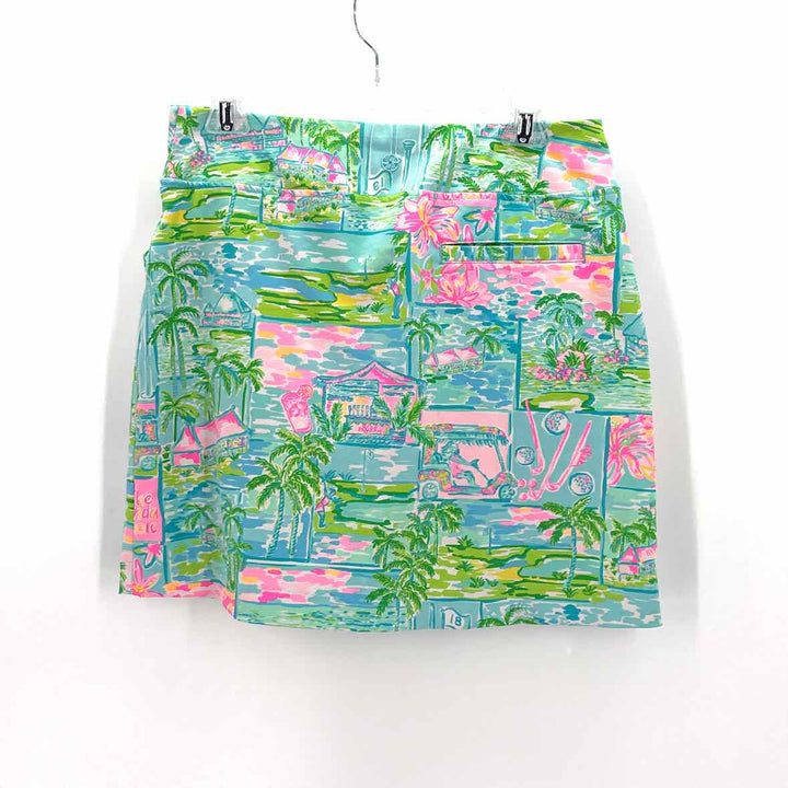 Size 8 Lilly Pulitzer Multi-Color Skirt Suit