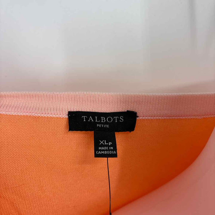 Size XL Talbots Orange Sweater