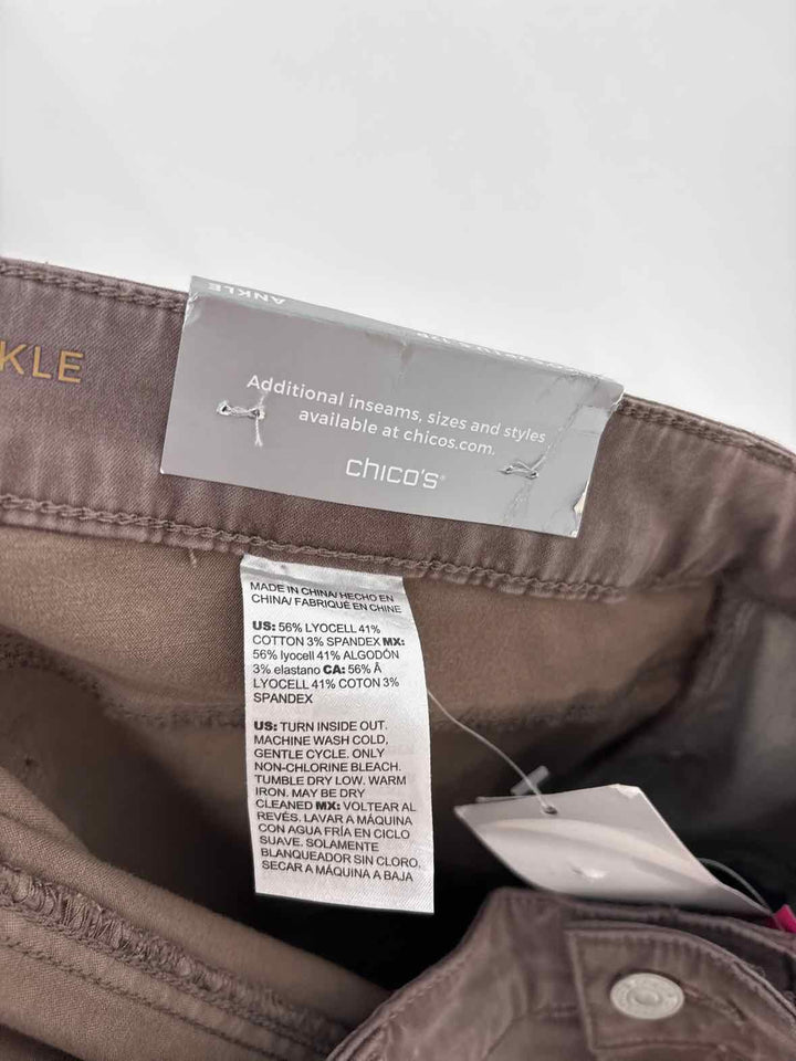 Size 12P Chico's Gray Pants