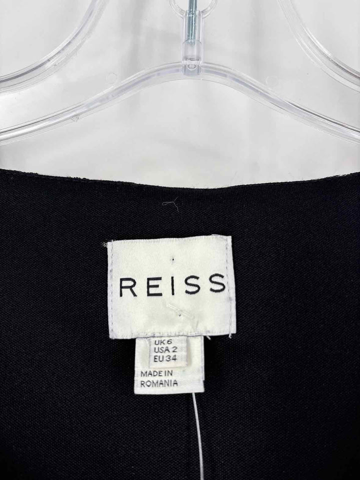 Size 2 REISS Black/White Dress