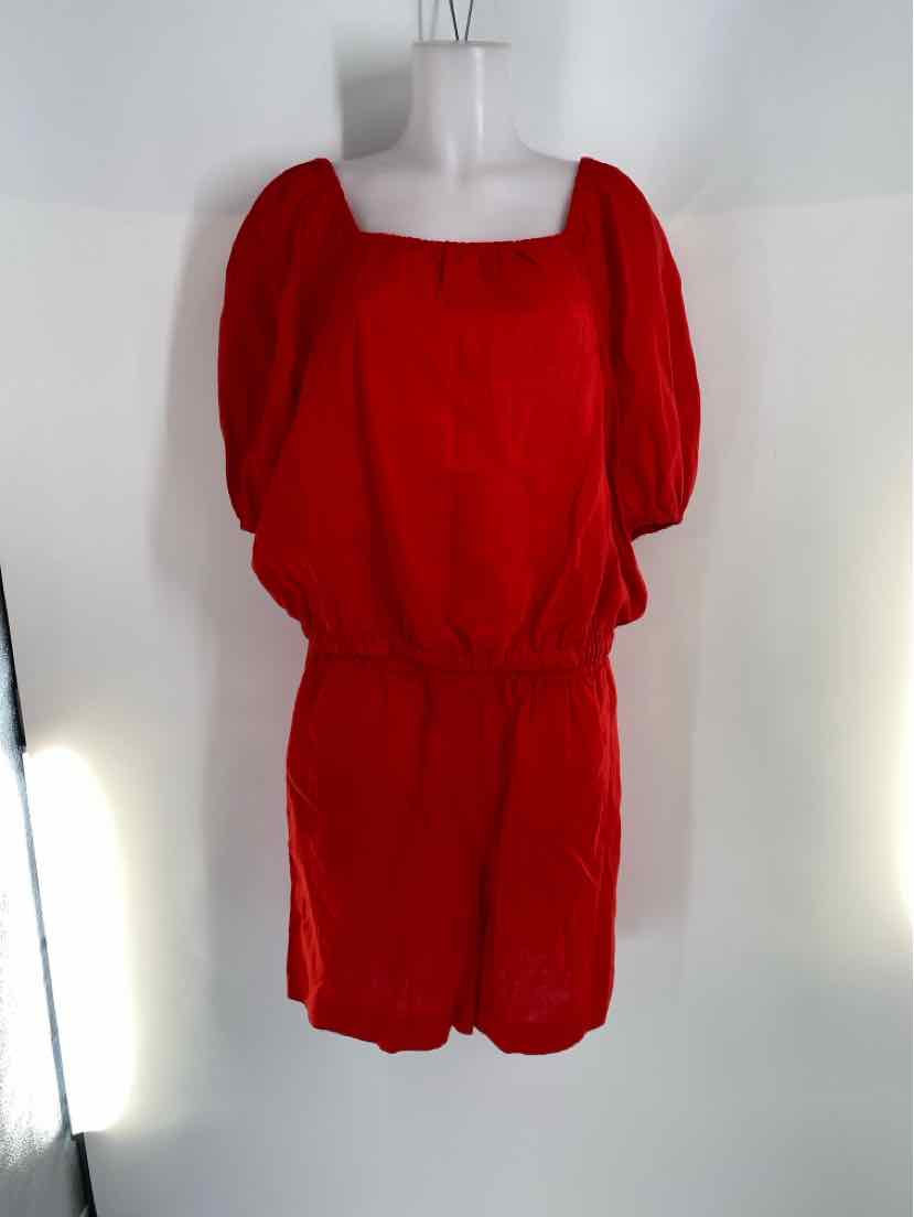 Size XXL THE DROP Red Linen 2 PC Dress