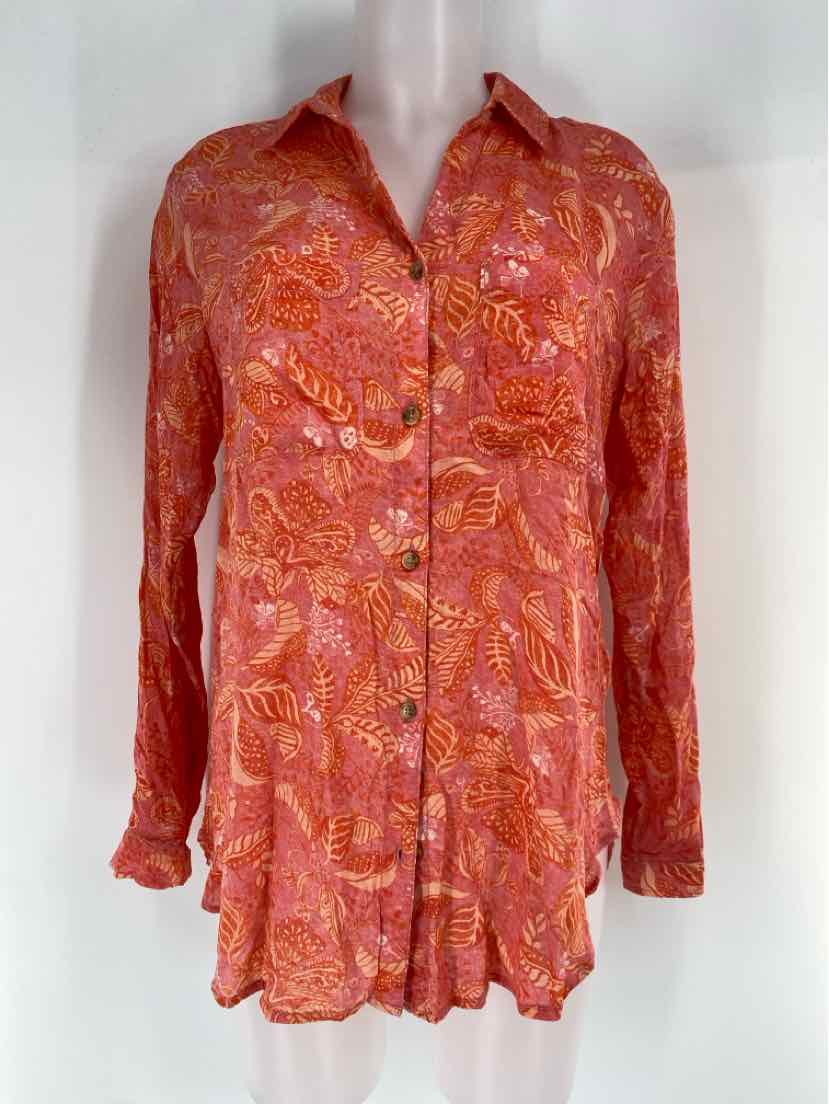 Size XS PINK PRINT Shirt