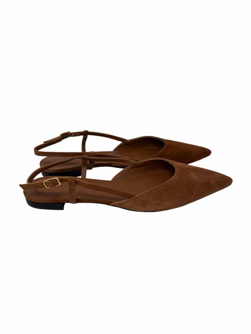 Shoe Size 8 EVEREVE Tan Suede Flats
