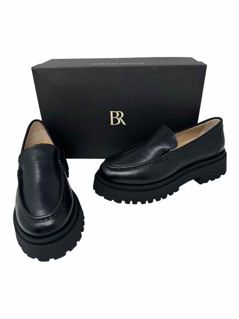 Shoe Size 8.5 Banana Republic Black Leather Loafers